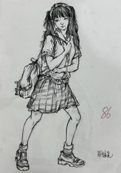 潛江市江漢中學2024年春季學期美術期中測試