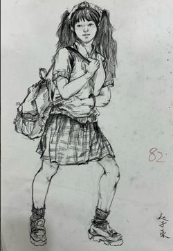 潛江市江漢中學2024年春季學期美術期中測試